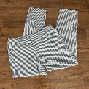 Capri Striped Pants